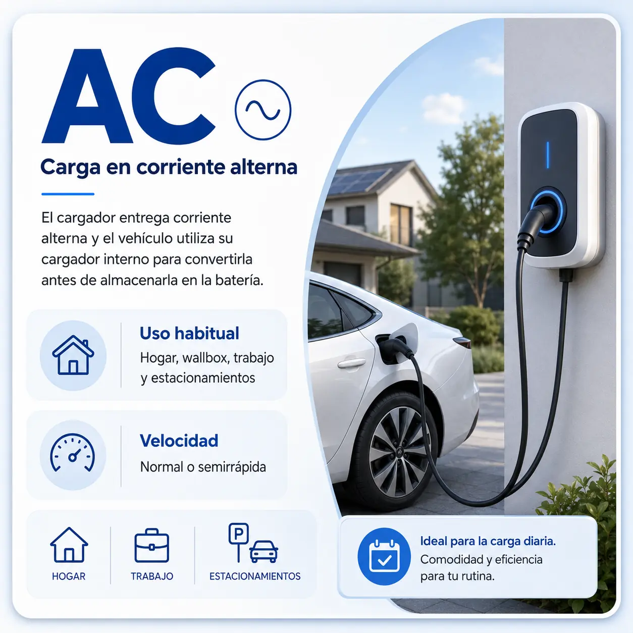 Carga AC en corriente alterna