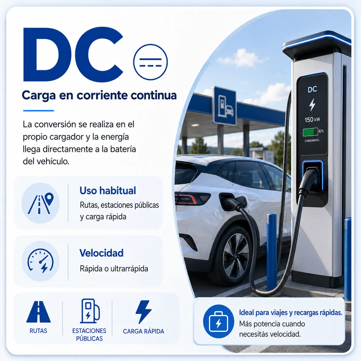 Carga DC en corriente continua